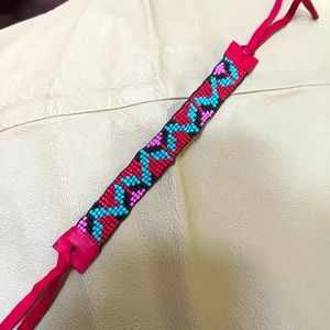 Handmade Peyote/Miyuki beaded bracelet. Boho, hippie, western, cowgirl, earthy.